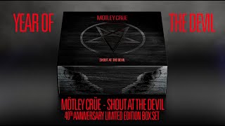 Mötley Crüe ‘Shout at the Devil’ – 40th Anniversary Super Deluxe Boxset [upl. by Spiegleman]