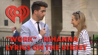 Singing Rihannas quotWorkquot to Voters Parody  Lyrics on the Street [upl. by Dave580]