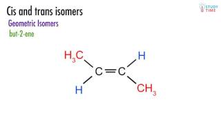 Geometric Isomers 911  Organic Chemistry  NCEA Level 2 Chemistry  StudyTime NZ [upl. by Ranice]