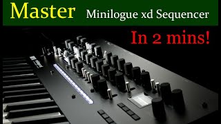 Record a sequence into Korg Minilogue xd in 2 minutes [upl. by Aihtennek]