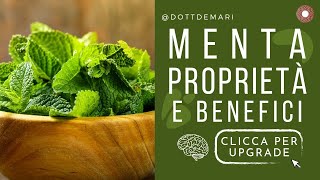 Menta Piperita proprietà e benefici focus dolore cronico [upl. by Elleinwad]