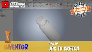 Inventor How To JPG To Sketch [upl. by Leelah64]