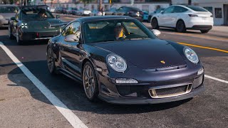 New Car Meet In Silverlake Came With Some Heavy Hitters [upl. by Atilahs]