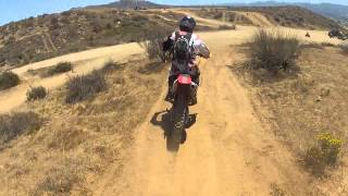 Lake Elsinore hills dirt bike riding [upl. by Noivert]