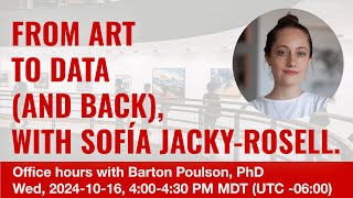 From Art to Data and Back with Sofía JackyRosell [upl. by Alana]