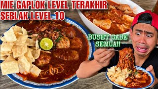 AKHIRNYA MAKAN MIE GAPLOK LEVEL TERPEDAS DAN SEBLAK LV 10 DI SEBLAK MAMA NARA [upl. by Atterual668]