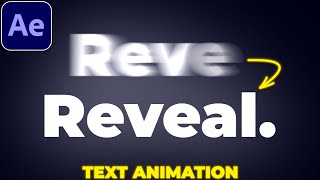 Smooth Text Animation in After Effects  Text Reveal Animation  Title Animation [upl. by Ecinrev472]