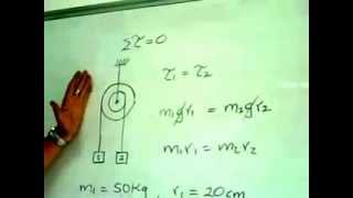 SUMATORIA DE TORQUES IGUAL A CERO [upl. by Jozef]
