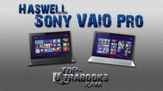 QUICK Sony VAIO Pro Touchscreen Ultrabook Overview [upl. by Nirual]