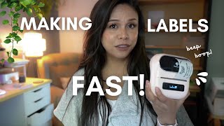 Trying a POCKET Printer ft Phomemo M220 🍄 VLOG [upl. by Nalrah464]