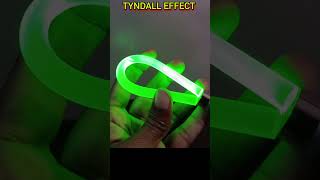 Tyndall effect experiment  tyndalleffect shortsfeed youtubeshorts [upl. by Anirhtak536]