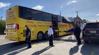 Pasajero mexicano ya no despertó cruzó la frontera en autobús Tornado [upl. by Addiego881]