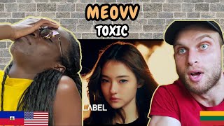 REACTION TO MEOVV  TOXIC Official MV  FIRST TIME HEARING [upl. by Ardnusal]