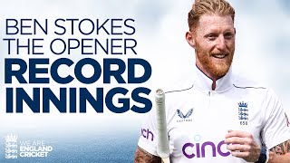 💨 FASTEST Test HalfCentury For England  Ben Stokes Smashes 57 off 28 Opening The Batting [upl. by Matthei]