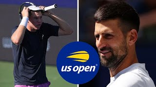 Umpire who disqualified Novak Djokovic lets rival off for exact same offence  Tennis News [upl. by Nniroc]