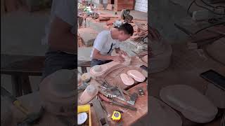 My daughter broke rich girlss toy 🚗😭 mini wood toy woodworking art skillwood hand shorts [upl. by Agle]