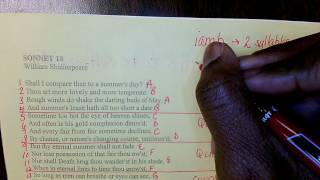 Annotating Sonnet 18  Video 5 [upl. by Northrop]