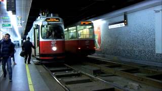 Tram tunnel in Vienna Wien  Wiener Linien  Str [upl. by Barbabas933]