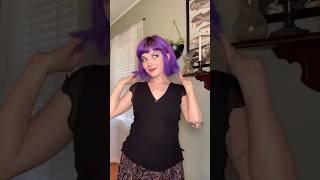 dying my hair BRIGHT PURPLE 👾 hairtransformation hairmakeover purplehair alt gooddyeyoung [upl. by Ramled]