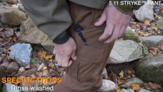 511 택티컬 스트라이크 바지 영상리뷰 Stryke Pant WFlexTac Pants Review [upl. by Armando]