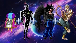 Zeno Fusions Alien XEvil GokuSunWukong Monkey kingFive ElementsMultiverse [upl. by Othilia]