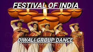 festival of india Diwali group Dance Diwali songs BijayDanceEntertainment [upl. by Llenoj]