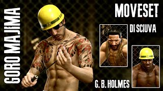 Di Sciuva  GB Holmes  Goro Majima  Moveset  Yakuza Kiwami 2 [upl. by Zins643]