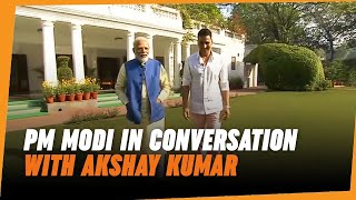 PM Narendra Modi in conversation with actor Akshay Kumar  PM Modis interview [upl. by Glory]