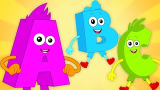 ABC Song Learn Alphabets and Phonics Rhymes for Children [upl. by Naujyt]