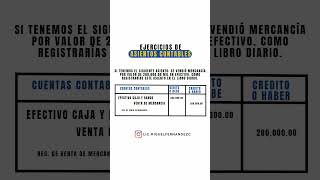 Ejercicios de Contabilidad 🔵contabilidad contabilidadedigital tips [upl. by Nilla]