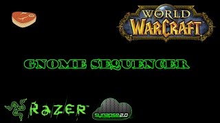 World of Warcraft Gnome Sequencer and Razer Naga Macro [upl. by Evars]