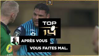 TOP 14  Les échanges 𝗮𝗿𝗯𝗶𝘁𝗿𝗲𝘀 ⚡ 𝗷𝗼𝘂𝗲𝘂𝗿𝘀 sont souvent savoureux voici un bestof de la saison  😅 [upl. by Handal]