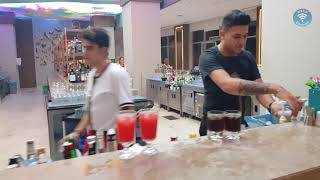 Lobby bar at Delphin Be Grand Resort 4K UHD [upl. by Hsak]