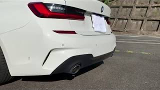 2019 BMW 320i M Sport G20 original exhaust sound [upl. by Natloz]