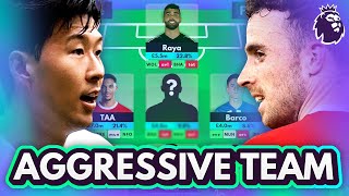 FPL 202425 MY AGGRESSIVE GW1 TEAM amp STRATEGY  Fantasy Premier League New Season Team Selection [upl. by Pandolfi]