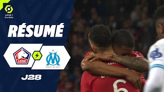 LOSC LILLE  OLYMPIQUE DE MARSEILLE 3  1  Résumé  LOSC  OM  20232024 [upl. by Aretta]