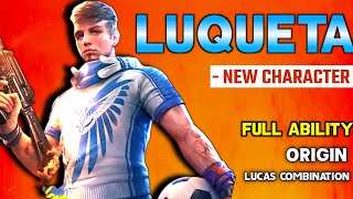 Luqueta  Free Fire New Character  Full Ability  Luqueta Skill  Million Fact [upl. by Nella]