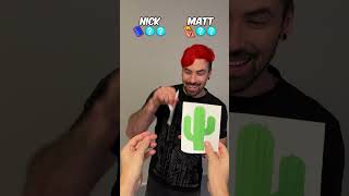 Parkour in emoji box 😱😅 vs MattLarose shorts [upl. by Llerrad]