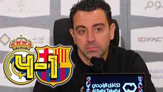 RUEDA PRENSA XAVI REAL MADRID 41 FC BARCELONA [upl. by Natividad254]