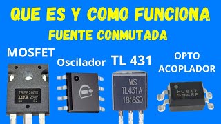 Como funciona el tl431 el mosfet el optó acoplador pc817 feedback [upl. by Eiramanit]