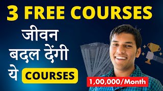 3 InDemand Skills with Free Courses Certification amp 100 Job  Earn 1 LakhMonth [upl. by Soulier]