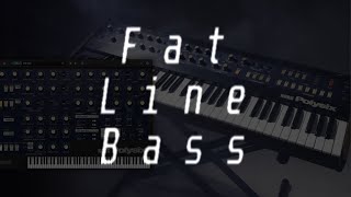 Pokémon Instruments Fat Line Bass synth bass  KORG  Polysix Legacy Collection [upl. by Barri675]