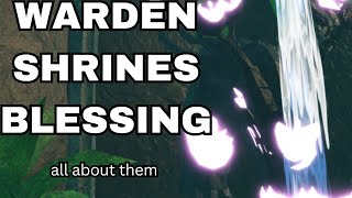 All About WARDEN SHRINES BLESSINGS  CREATURES OF SONARIA  ROBLOX [upl. by Nerat532]