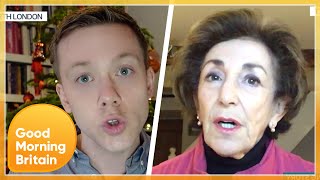 Edwina Currie Clashes With Owen Jones In Heated Boris Johnson Resign Debate  GMB [upl. by Richardo982]