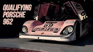 Onboard Porsche 962 qualifying lap on Spa  HQ engine sound [upl. by Daria]