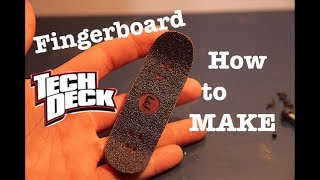 How to make a TECH DECK FINGERBOARD  Purple heart wood [upl. by Dunc]