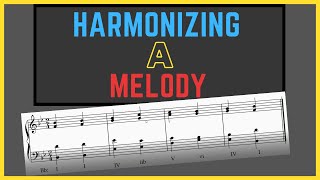 How to Harmonize a Melody in Part Writing  Basic guide  Four Part Harmony Tutorial 9 [upl. by Bernadette]