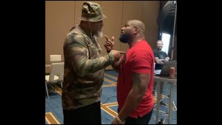 Shannon Briggs amp Rampage Jackson Full Confrontation [upl. by Hanafee]