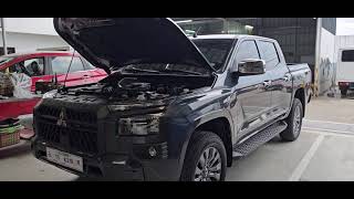 Mitsubishi Triton GLX 2WD AT 2024 First Glance [upl. by Hadeehsar]