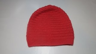 Uncinetto berretto cappello tutorial punto alto [upl. by Nomrej]